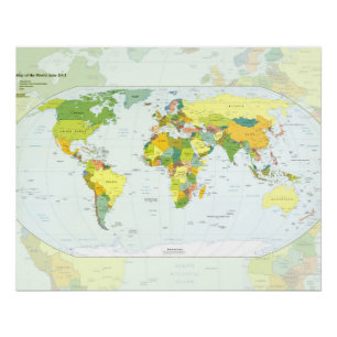Poster monde+carte+globe+pays+atlas