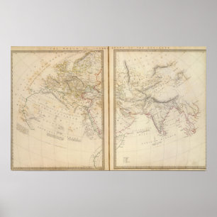 Poster Monde connu des anciens