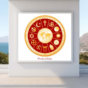 Poster Monde de la foi