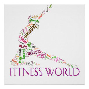 Poster Monde de la forme physique