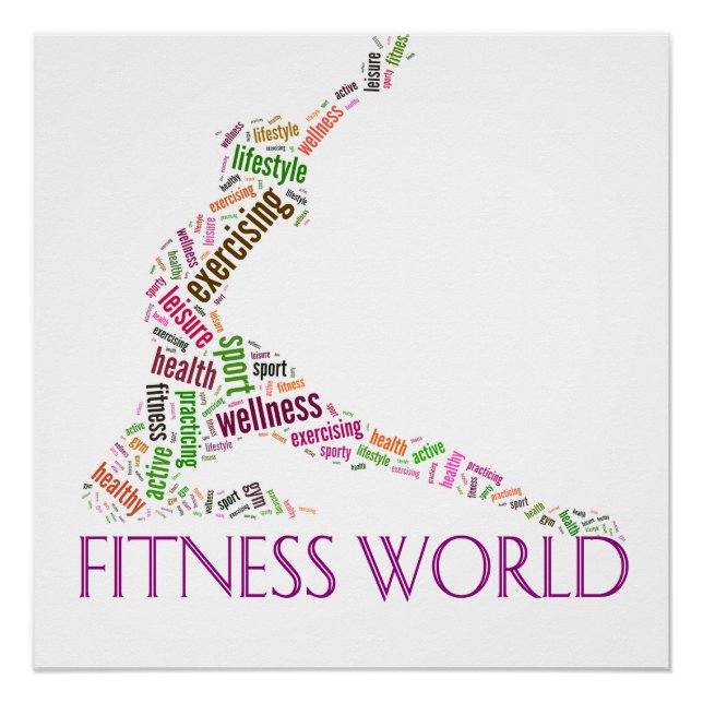Poster Monde de la forme physique (Devant)