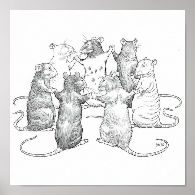 Poster Monde des rats (Devant)