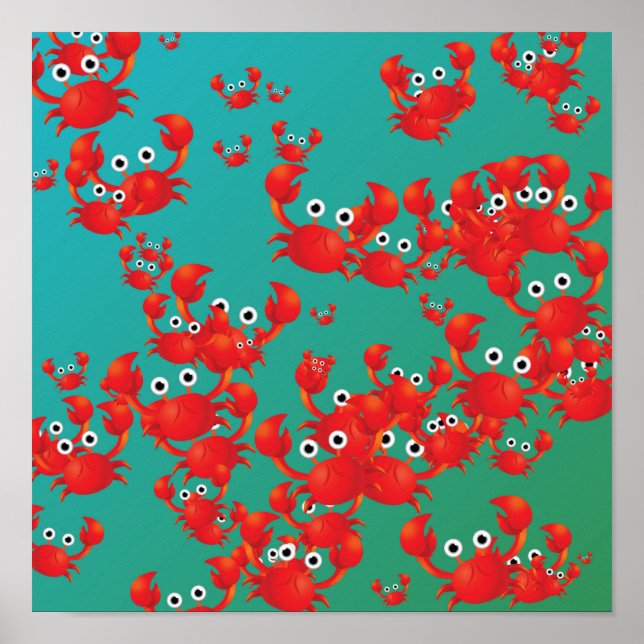 Poster Monde du crabe (Devant)