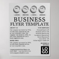 Monde Horloges, affaires et finance Publicité