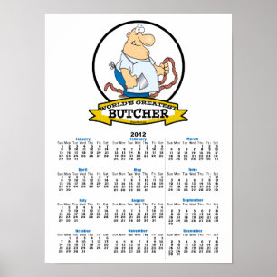 POSTER MONDE LE PLUS GRAND BUTCHER HOMMES CARTOON