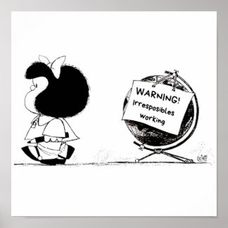Poster Monde Mafalda