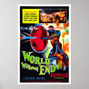 Poster Monde sans fin de film Vintage