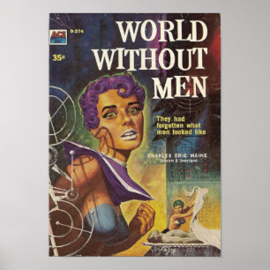 Poster Monde sans hommes