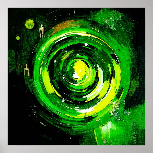 Poster Monde Vert (Devant)