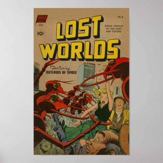 Poster Mondes perdus (Devant)