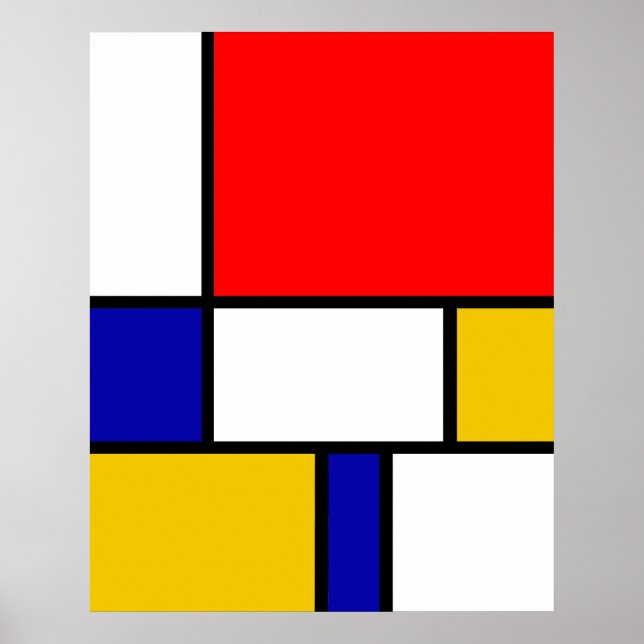 Poster Mondrian 2 (Devant)