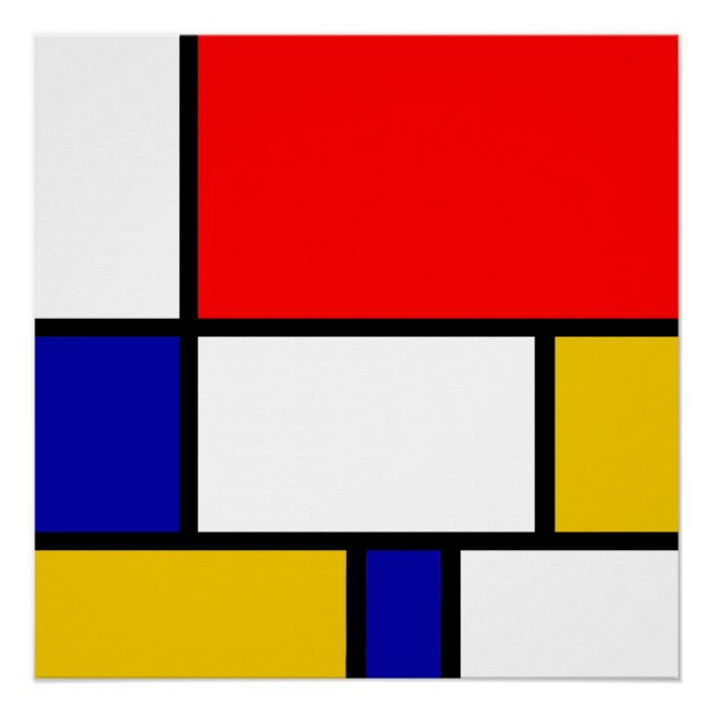 Poster Mondrian 2 (Devant)