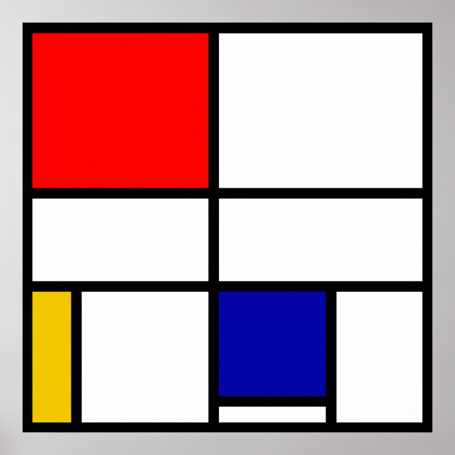 Poster Mondrian 3 (Devant)