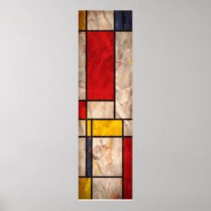 Poster Mondrian a inspiré