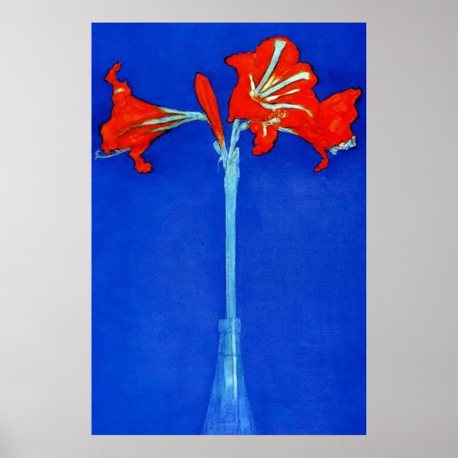 Poster MONDRIAN Amaryllis Lilly Piet Mondrian (Devant)