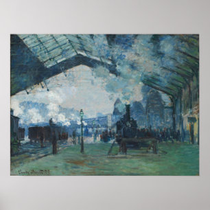 Poster Monet - Arrivée Du Train Normandy