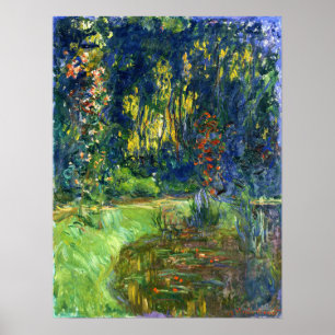 Poster Monet - Bassin aux Nymphéas à Giverny 1919