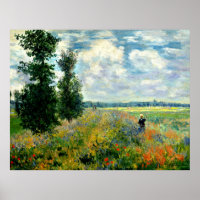 Monet - Champ de pavot, Argenteuil