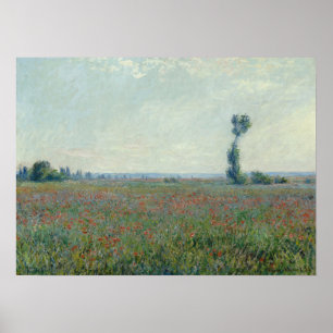 Poster Monet - Champ de pavots