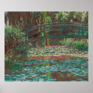 Poster Monet Eau Lily Pond Painage