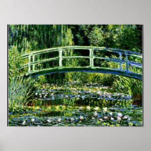 Poster Monet - Etang Lily Eau, vert