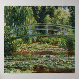 Poster Monet - Footbridge Japonais & Water Lily Pool
