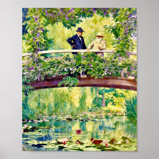 Poster Monet Garden Giverny 1922 (Devant)