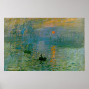 Poster Monet "Impression, lever du soleil"