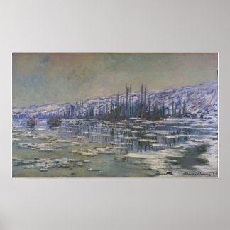 Poster Monet - La débâcle des glaces