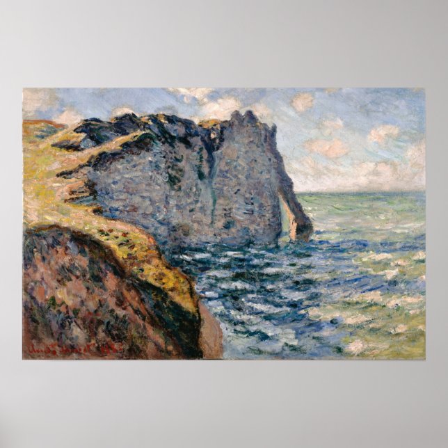 Poster Monet - La Falaise D'Aval Etretat (Devant)