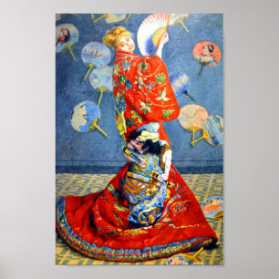 Poster Monet La Japonaise