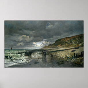 Poster Monet - La Pointe De La Heve À Basse Marée