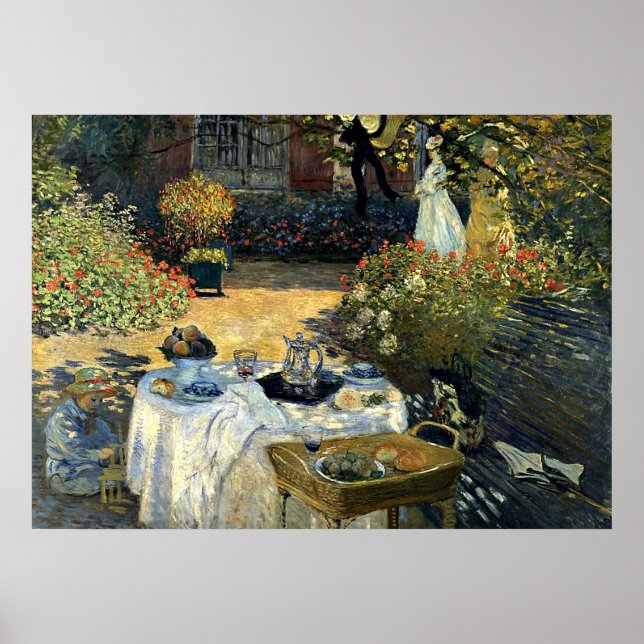 Poster Monet - Le déjeuner (Devant)
