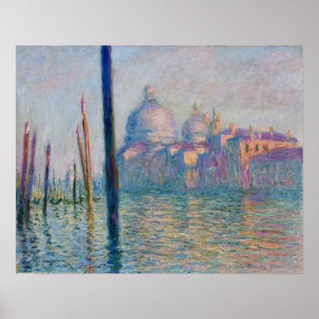 Poster Monet - Le Grand Canal À Venise 1908 (Devant)