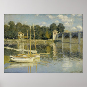 Poster Monet - Le Pont d'Argenteuil