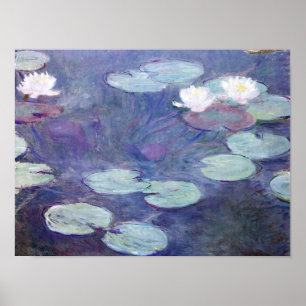 Poster Monet - Lys D'Eau Rose