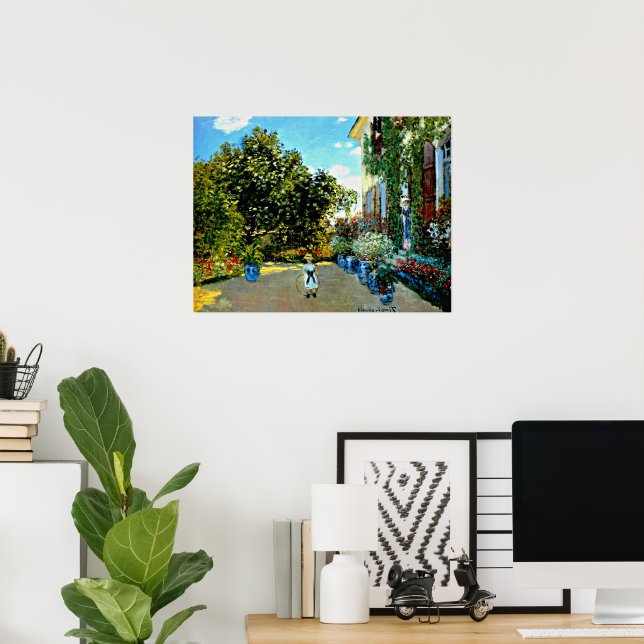 Poster Monet - Maison de l'artiste à Argenteuil (Bureau à domicile)