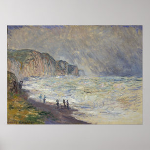Poster Monet - Mer Lourde À Pourville