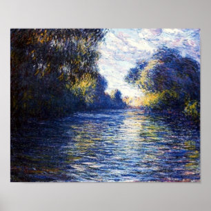 Poster Monet Morning on the Seine Fine Art Print
