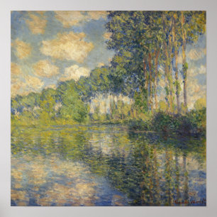 Poster Monet - Peupliers sur l'Epte