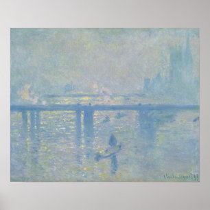 Poster Monet - Pont Charing Cross