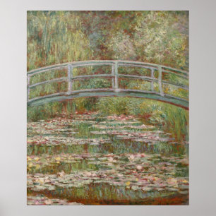 Poster Monet Pont Japonais Français Giverney