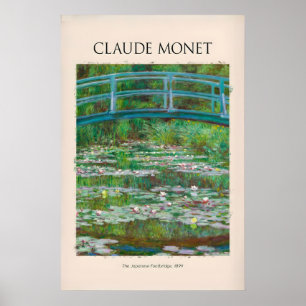 Poster Monet Pont Japonais Nymphéas Giverny