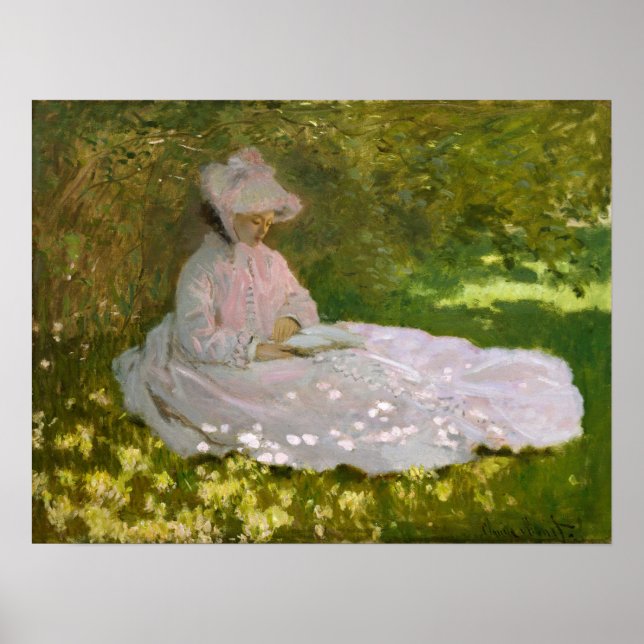 Poster Monet - Printemps (Devant)