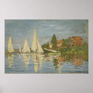 Poster Monet - Regattas À Argenteuil