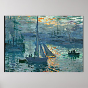 Poster Monet - Sunrise (Marine), art