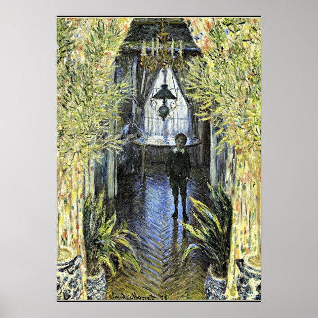 Poster Monet - Un coin de l'appartement (Devant)