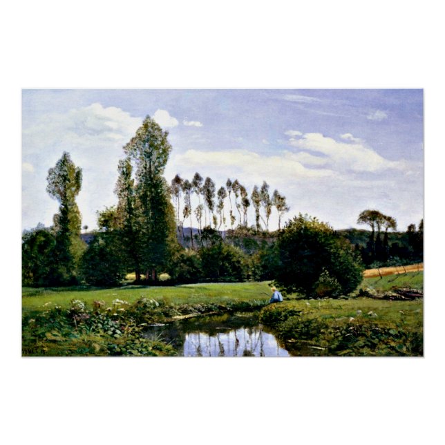 Poster Monet - Vue sur Rouelles Le Havre (Devant)