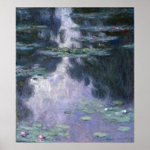 Poster Monet - Water Lilies (Nympheas)