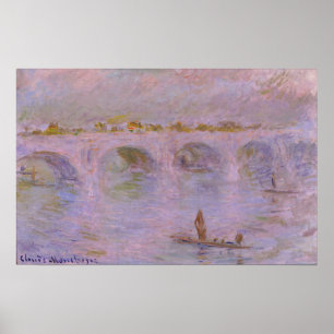 Poster Monet - Waterloo Bridge In London